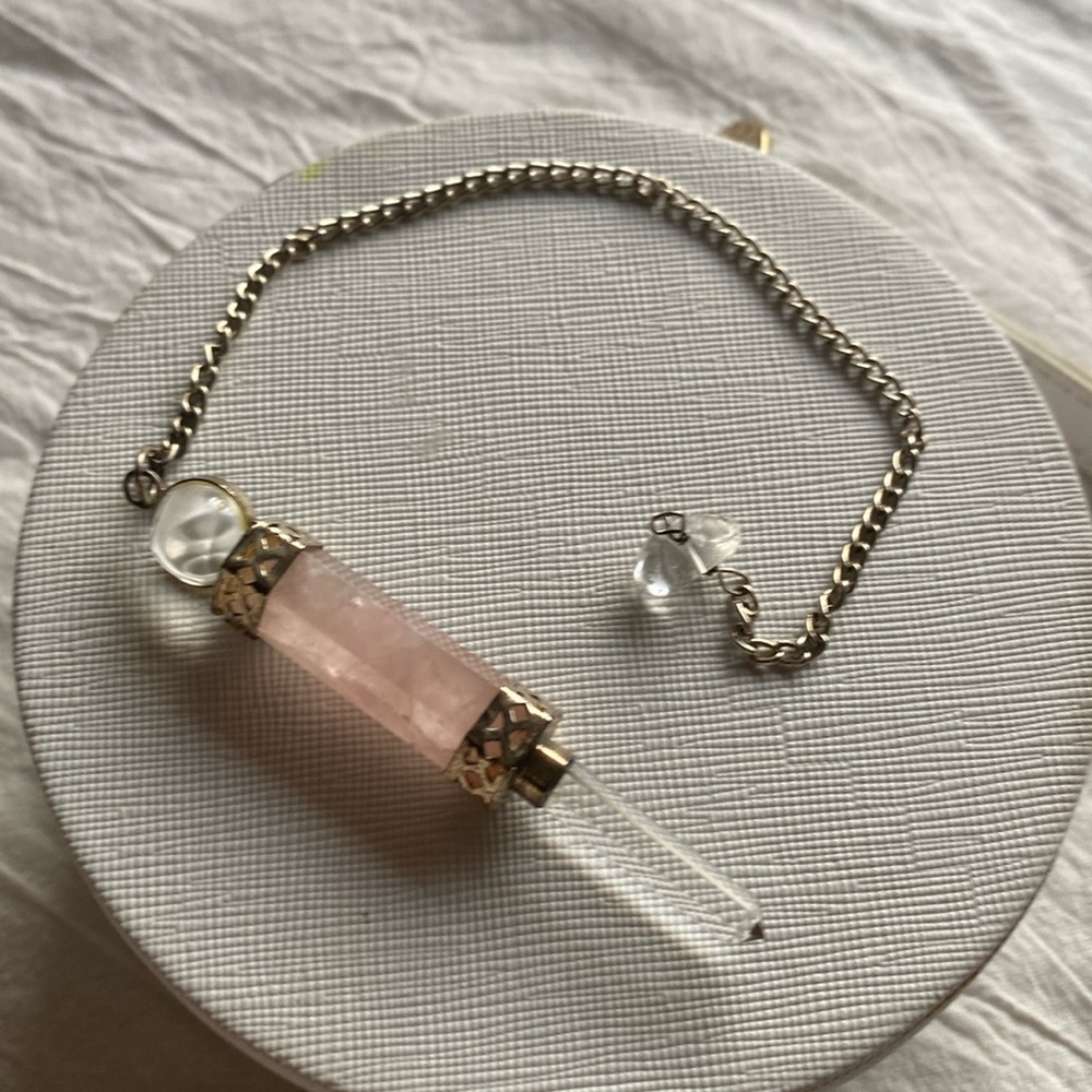 Wand Pendulum Rose Quartz